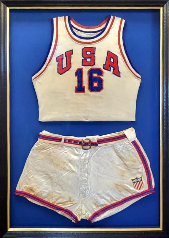 Image of Framed Jersey - USA Basketball Jersey