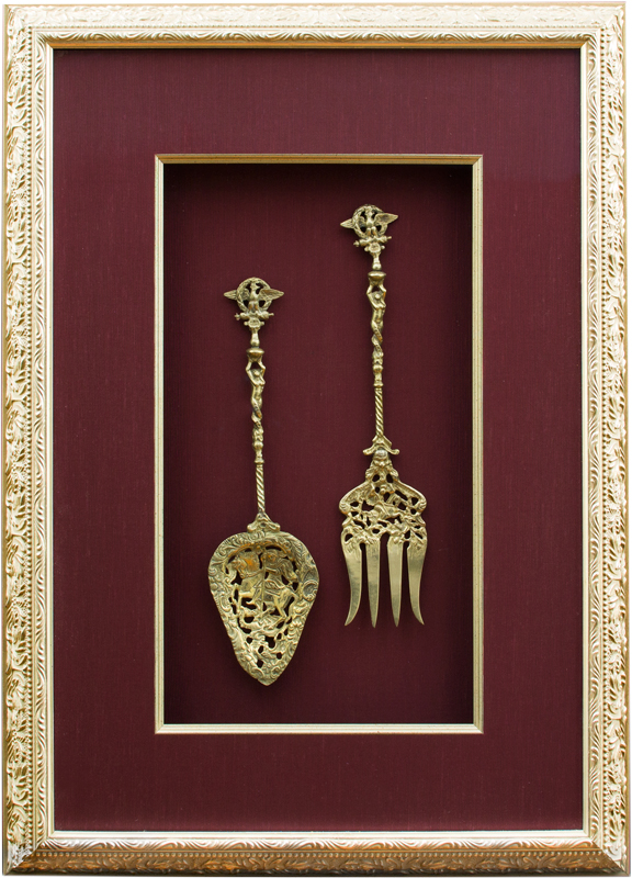Image of Shadowboxed Heirloom Serving Set