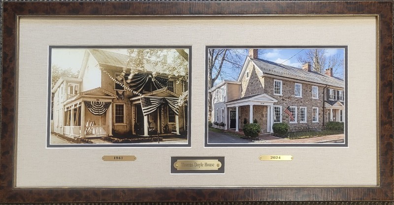 Image of Framed Thomas Doyle House Pix (Then and Now)